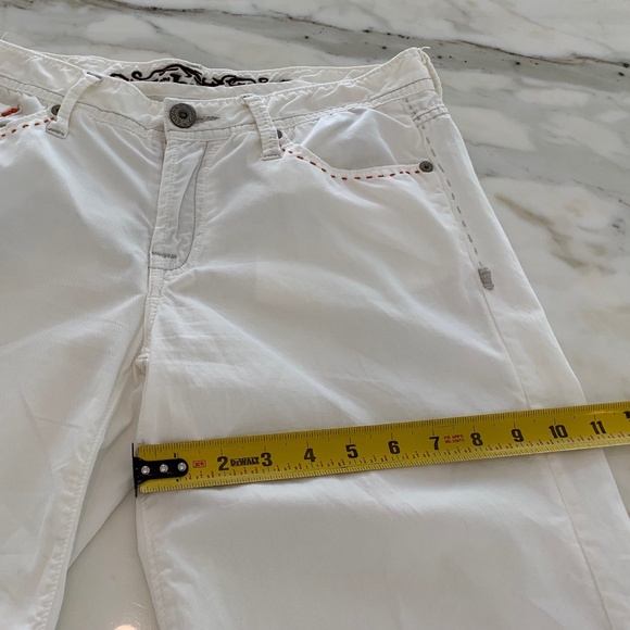 Z BRAND WHITE COTTON FLAIR JEAN STYLE PANTS SIZE 28 X 33 - Picture 13 of 16